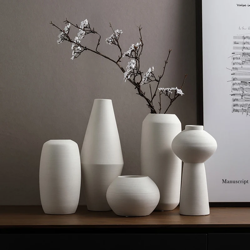 

Vases Nordic Home Decor Modern Ceramic Simple Living Room Decoration Wazony